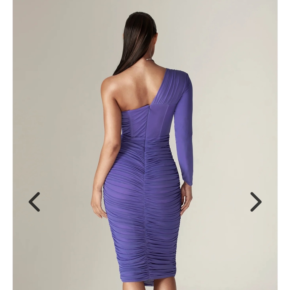 Alieva label dress  color is Violet
